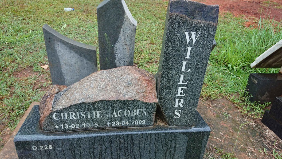 WILLERS Christie Jacobus 1945-2009