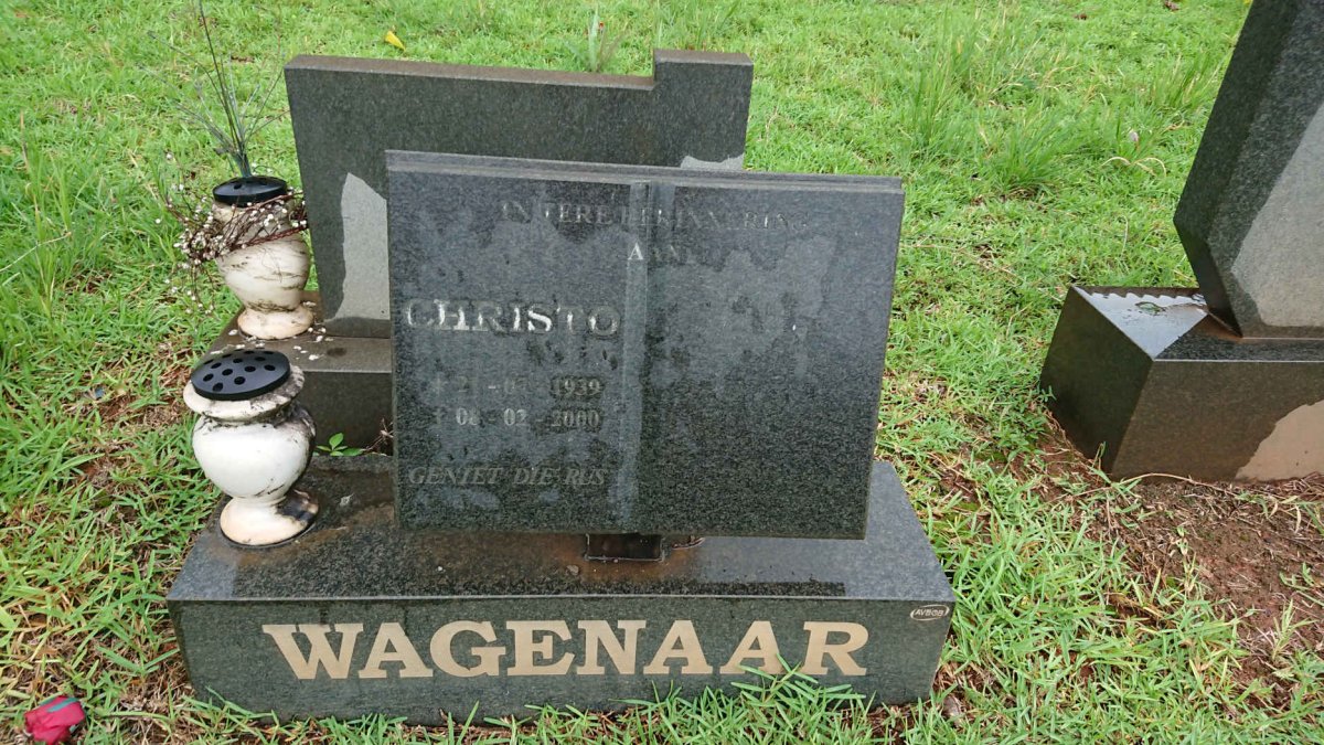 WAGENAAR Christo 1939-2000