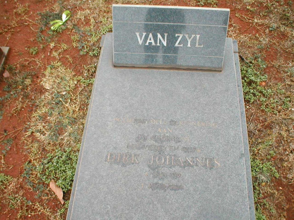 ZYL Dirk Johannes, van