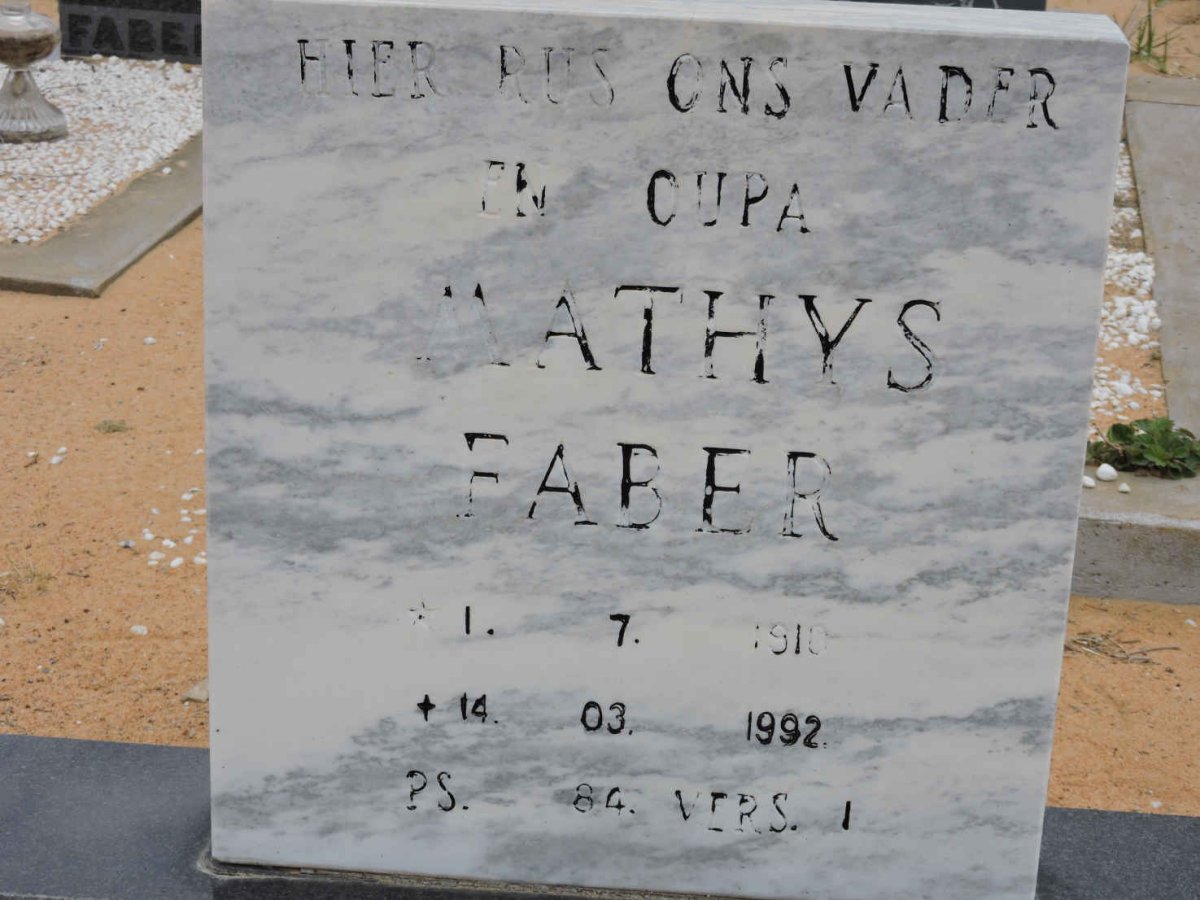 FABER Mathys 1910-1992