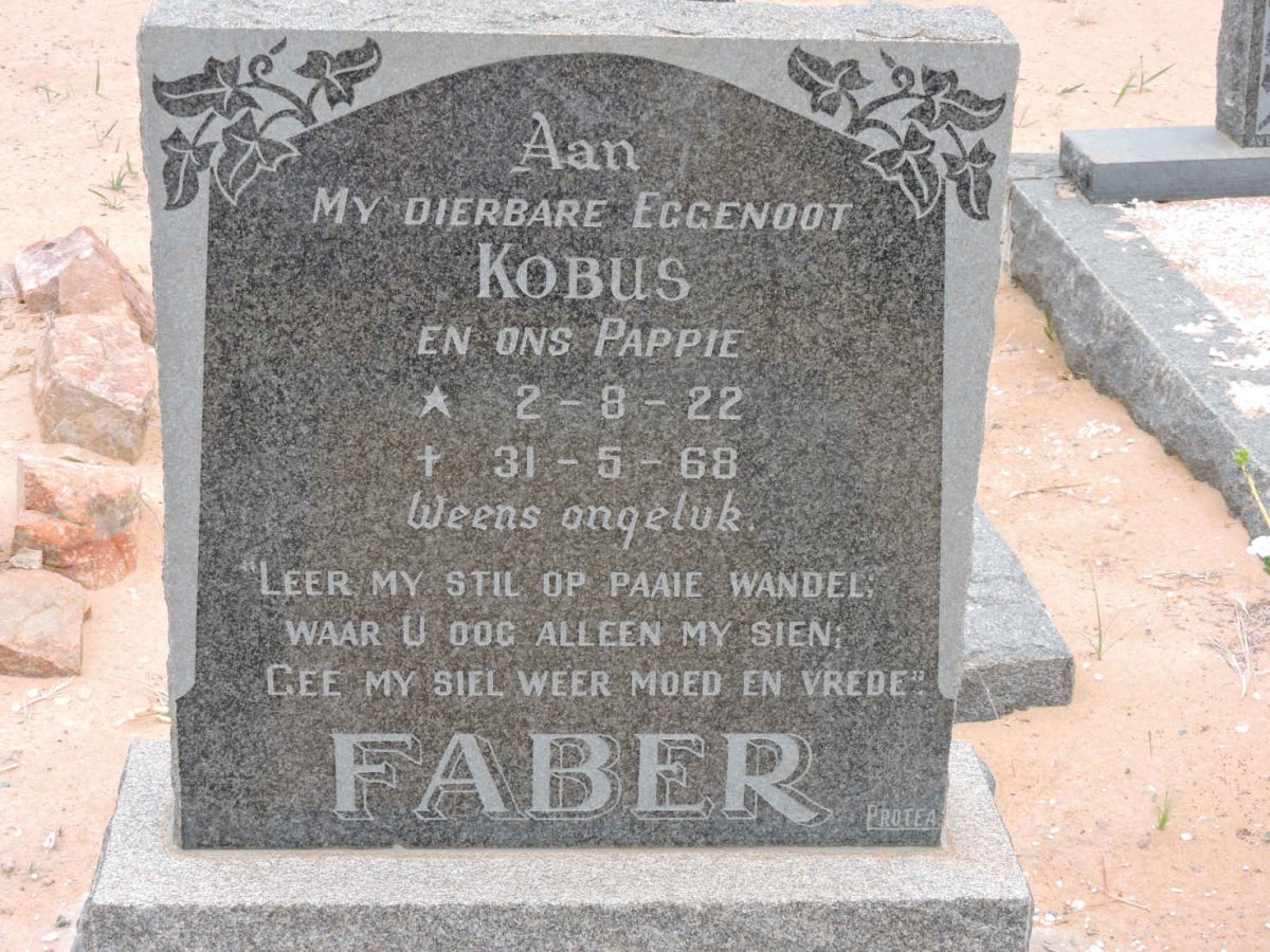 FABER Kobus 1922-1968