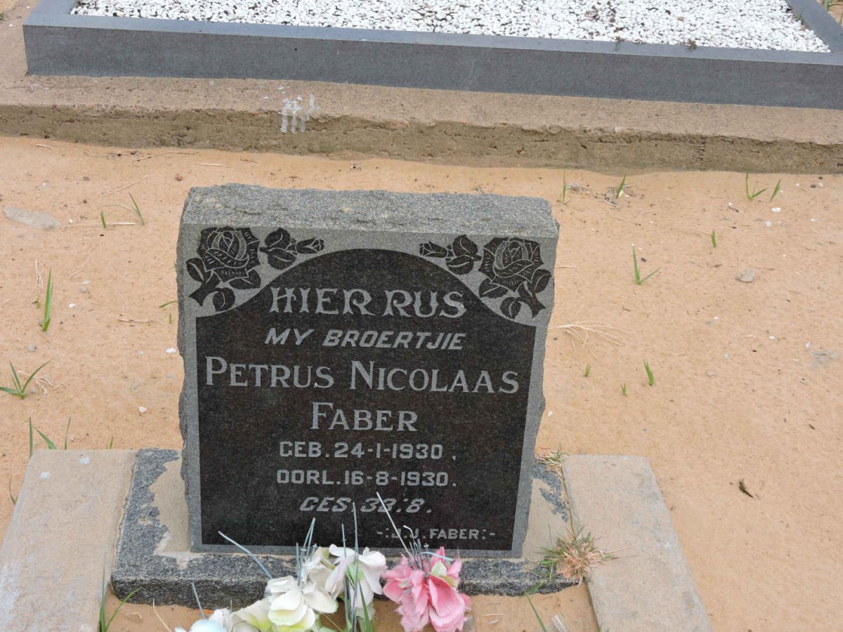 FABER Petrus Nicolaas 1930-1930