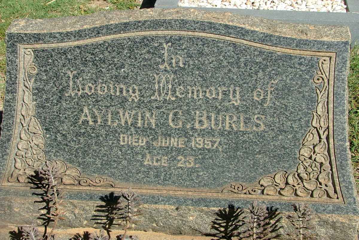 BURLS Aylwin G. -1957