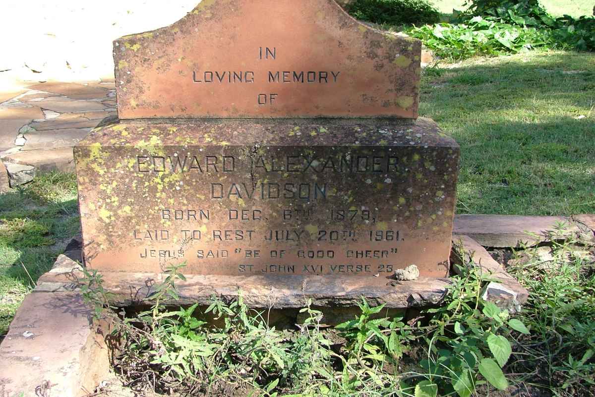 DAVIDSON Edward Alexander 1879-1961