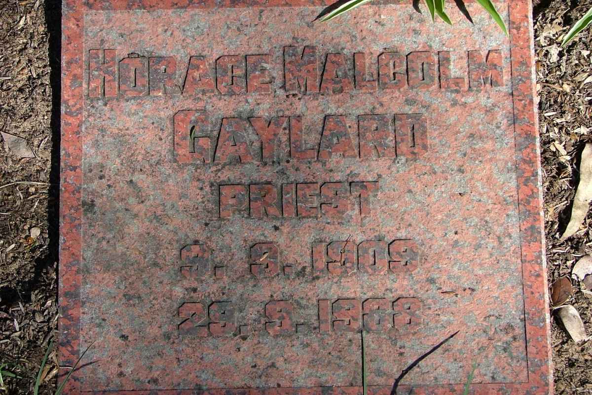 GAYLARD Horace Malcolm 1909-1938