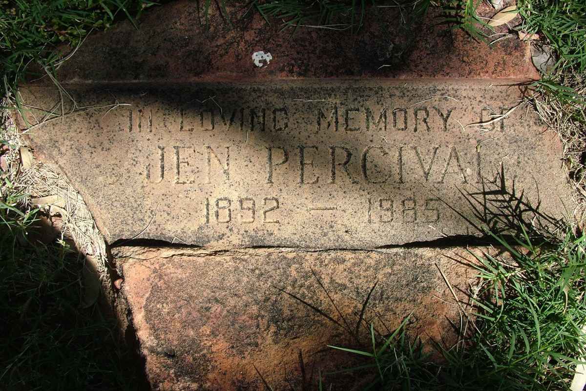 PERCIVAL Jen 1892-1985