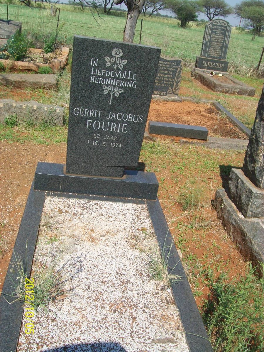 FOURIE Gerrit Jacobus -1974