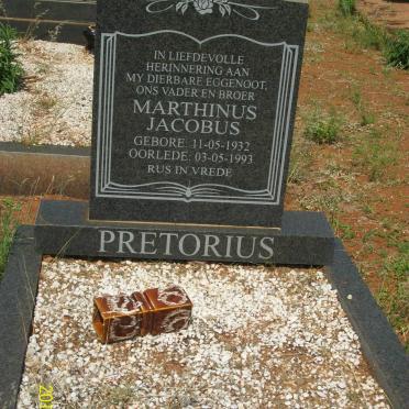 PRETORIUS Marthinus Jacobus 1932-1993