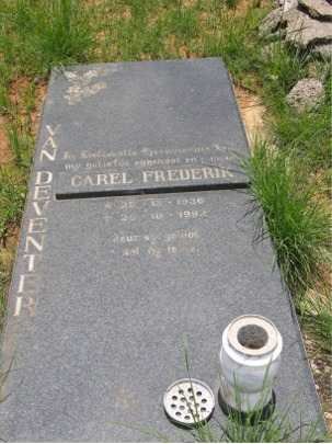 DEVENTER  Carel Frederik, van 1936-1992