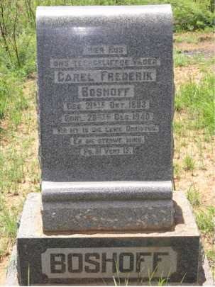 BOSHOFF Carel  Frederik 1883-1940