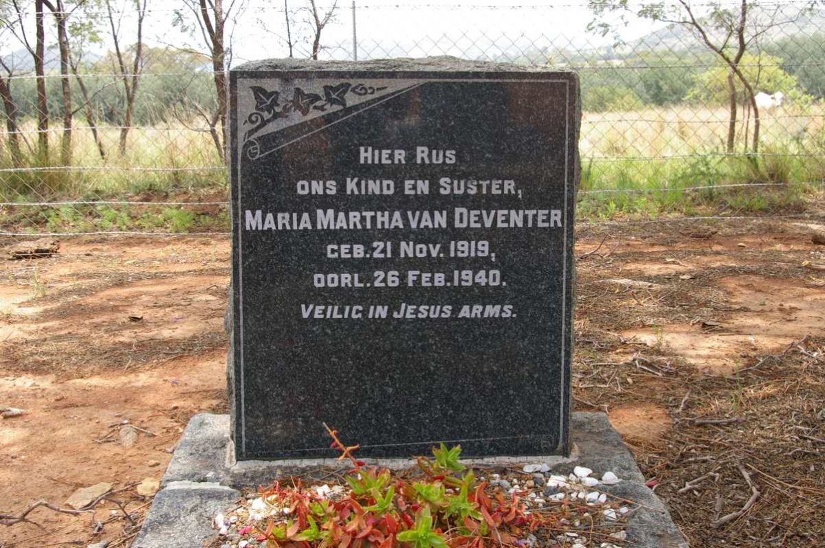 DEVENTER Maria Martha, van 1919-1940