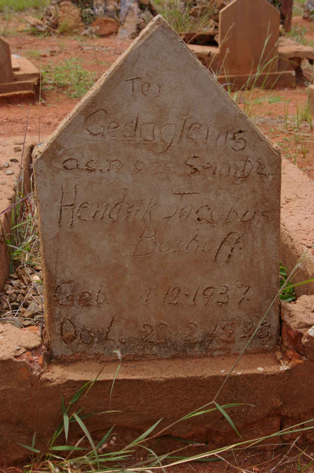BOSHOFF Hendrik Jacobus 1937-1938