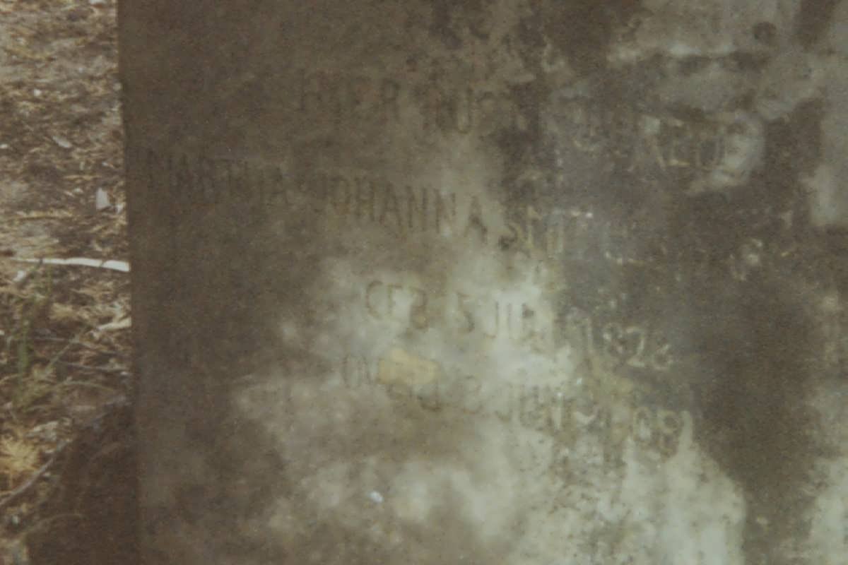 SMIT Martha Johanna nee HARMSE 1828-1908