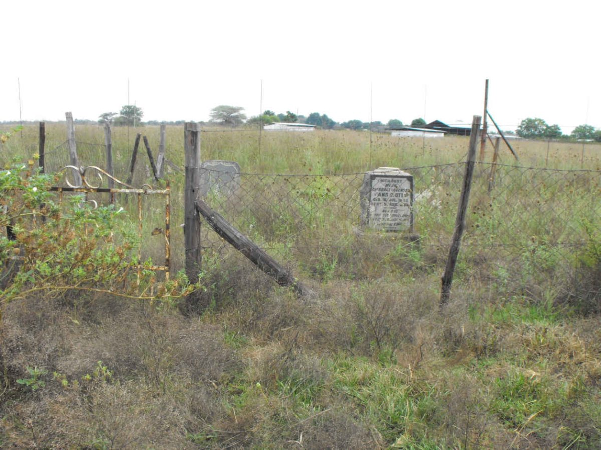 1. Oorsig oor begraafplaas by Kranskop, Sterkfontein