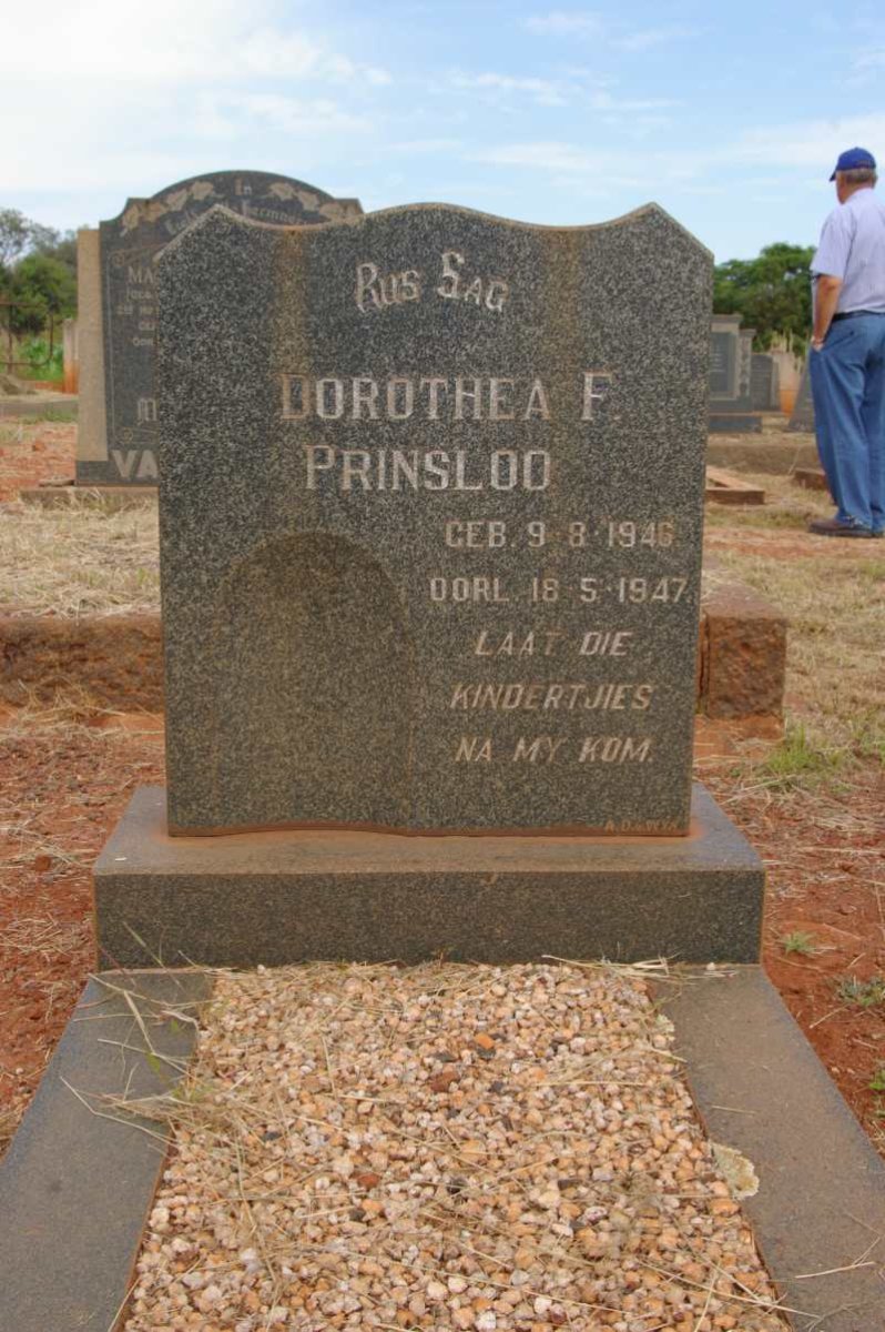 PRINSLOO Dorothea F. 1946-1947