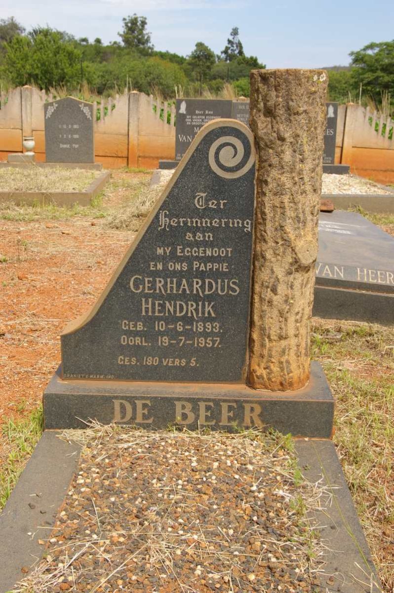 BEER Gerhardus Hendrik, de 1893-1957