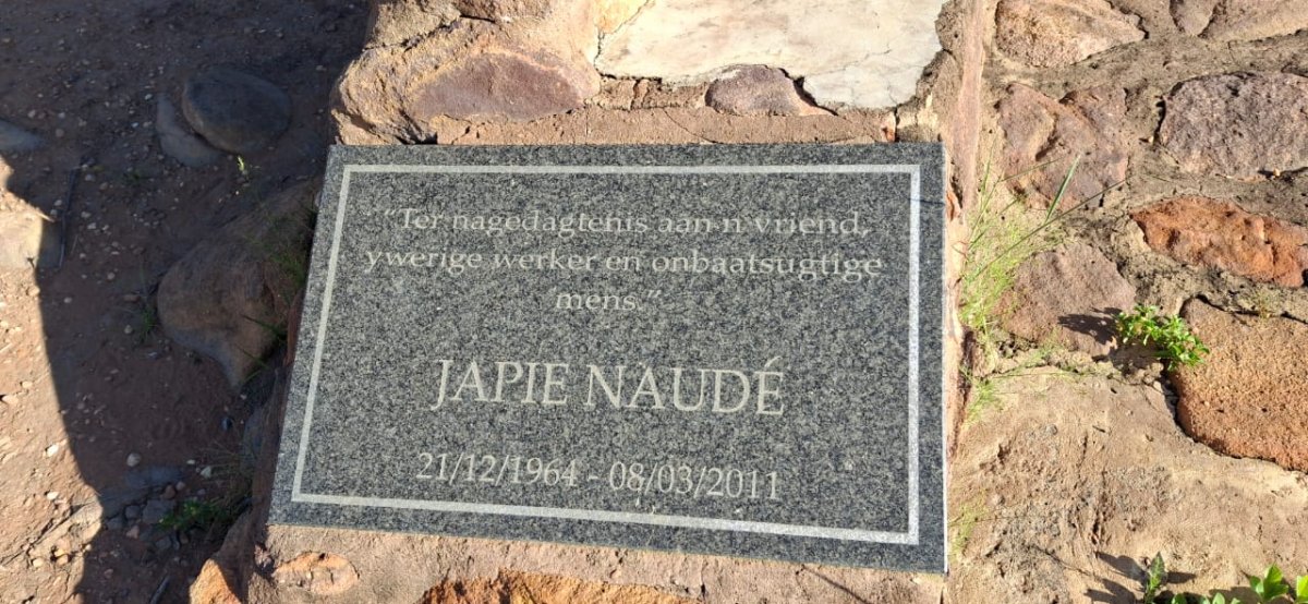 NAUDE Japie 1964-2011