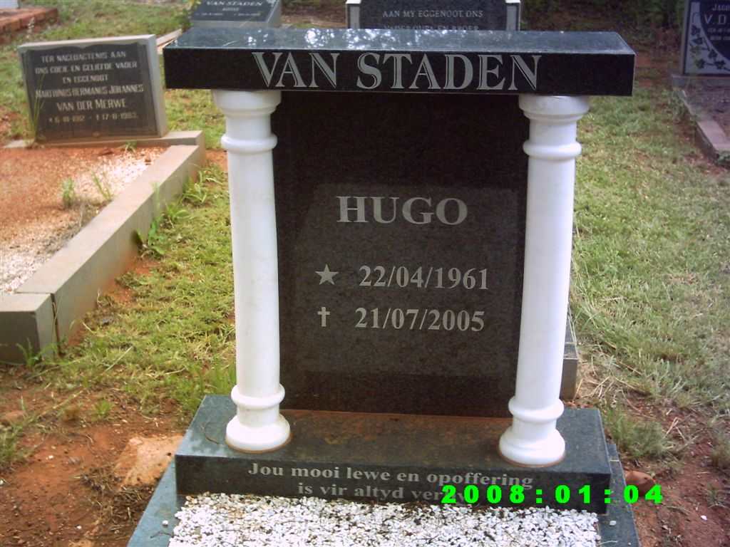 STADEN Hugo, van 1961-2005