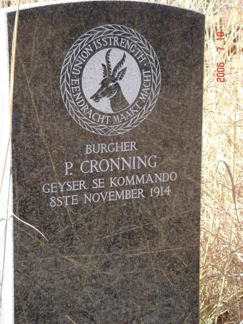 CRONNING P. -1914