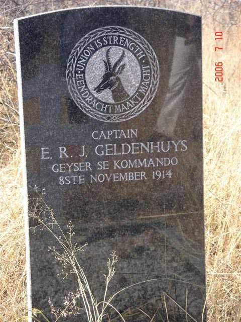 GELDENHUYS E.R.J. -1914