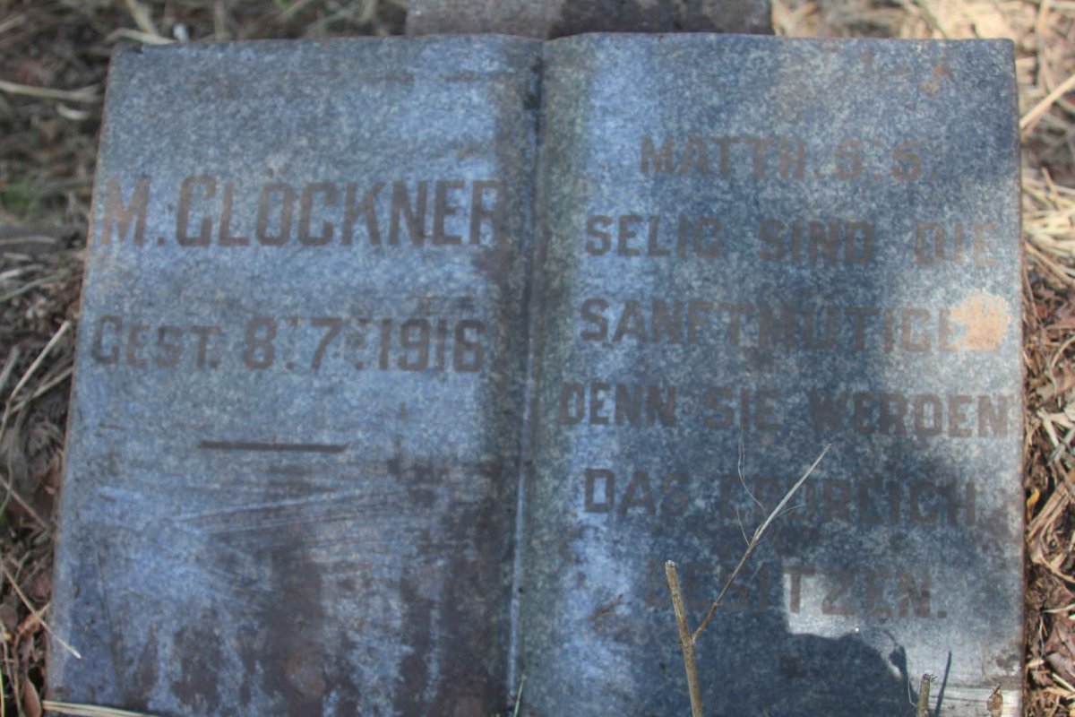 GLOCKNER M. -1916